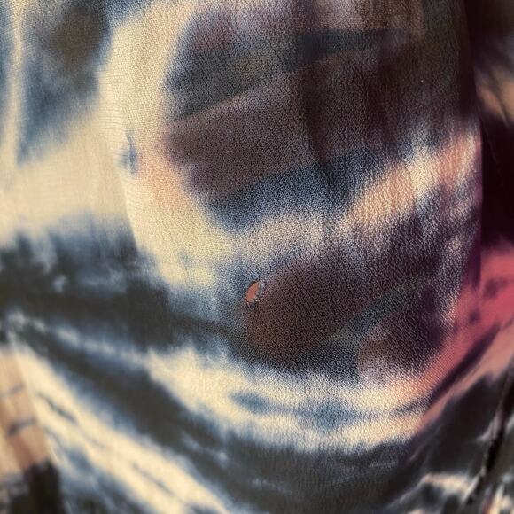 Young‎ Fabulous & Broke Sheer Tallia Tie Dye Oversized Maxi Dress Small - Picture 5 of 9